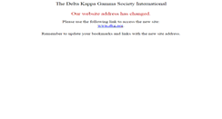 Desktop Screenshot of deltakappagamma.org